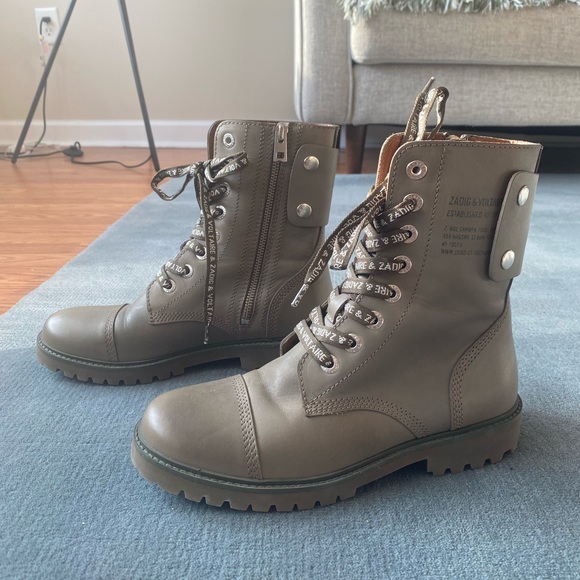 Zadig&Voltaire Joe lace-up ankle boots - Picture 5 of 9